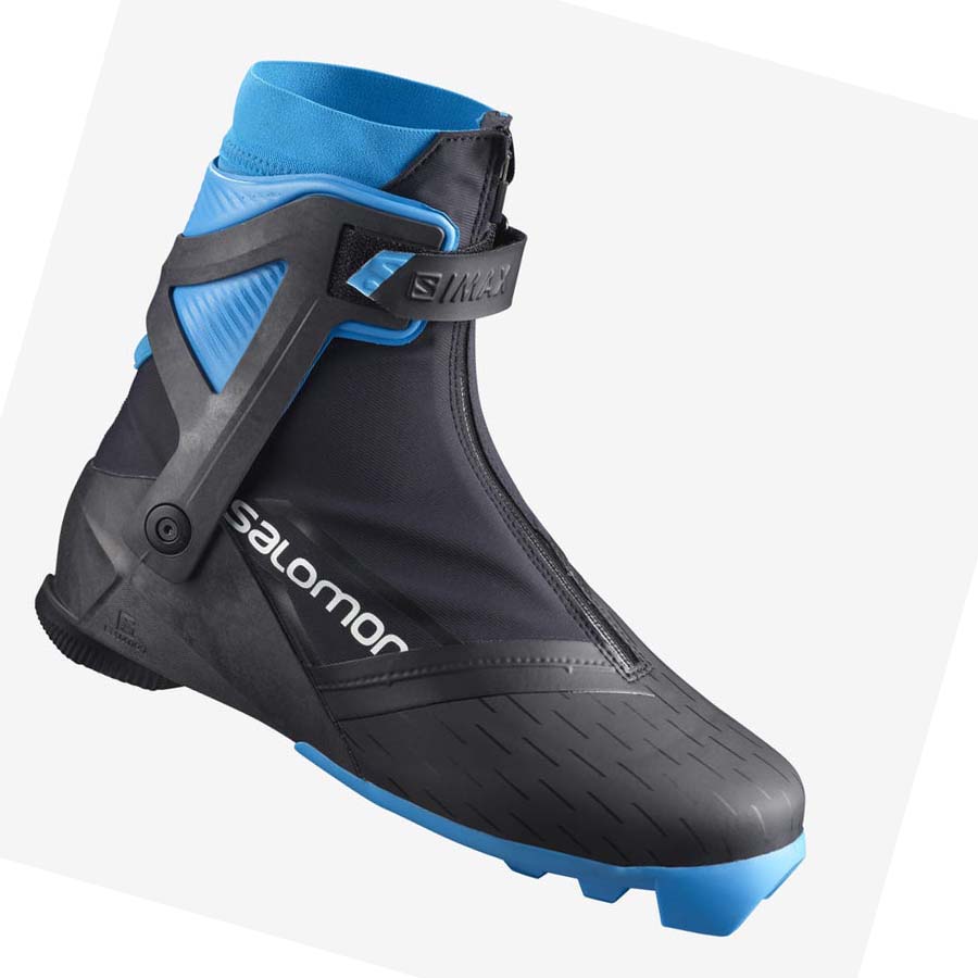 Botas Esqui Salomon S/MAX CARBON SKATE MV PROLINK Hombre Negros Azules | MX 2887NWY